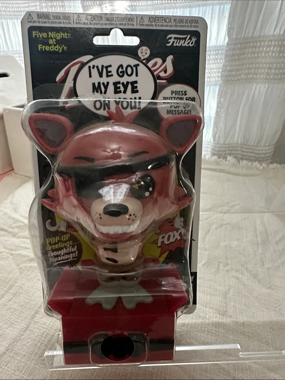 Funko Five Nights at Freddy's Foxy (red) & Freddy (brown) Popsies set NWT